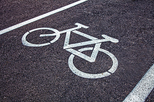 自行车道标识