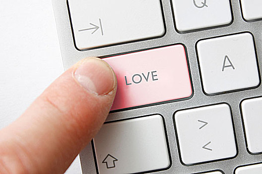 喜爱,按键,键盘