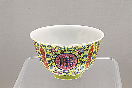 古代清朝瓷器饭碗