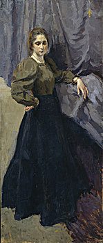 头像,画家,1896年,艺术家