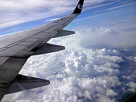 高空飞行,空中美景