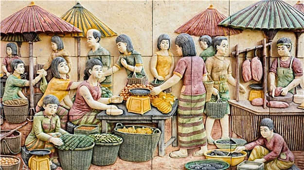 泰国,粉饰灰泥,艺术