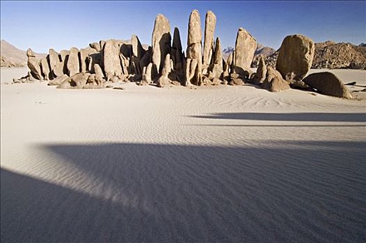 山谷,山峦,利比亚