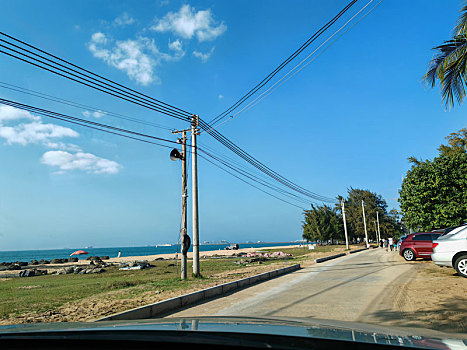 海南海口西海岸海边