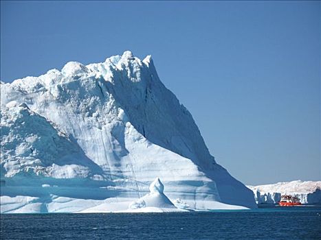 西部,格陵兰,迪斯科湾,伊路利萨特,冰山