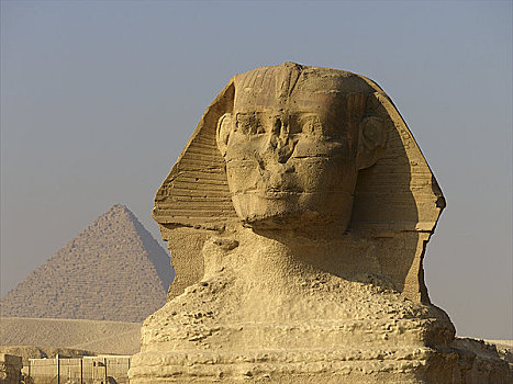吉萨金字塔,开罗,狮身人面像