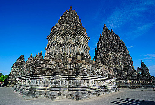 世界遗产,景象,普兰班南,寺庙,爪哇,印度尼西亚