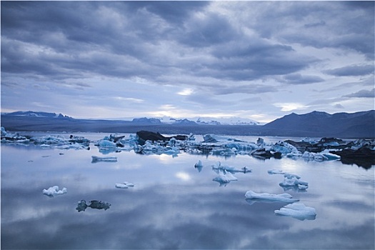 风景,冰,杰古沙龙湖,冰岛
