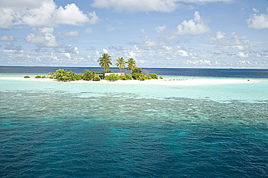 岛屿,南,阿里环礁,马尔代夫,印度洋