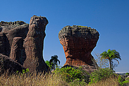 岩石构造,州立公园,巴西
