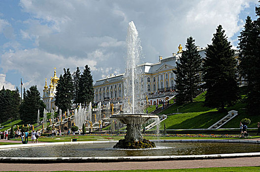彼得夏宫,圣彼得堡,俄罗斯,欧洲