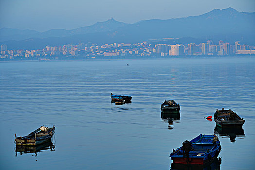 海港,渔船,海滨