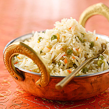 印度香米,豌豆