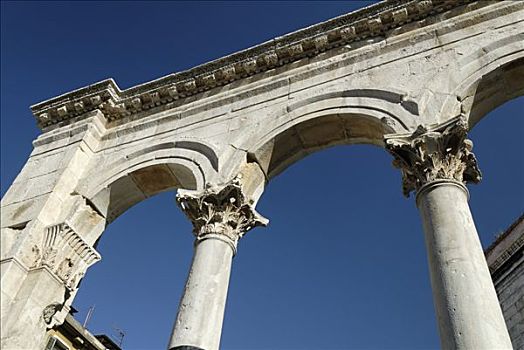 历史名城,分开,宫殿,达尔马提亚,克罗地亚