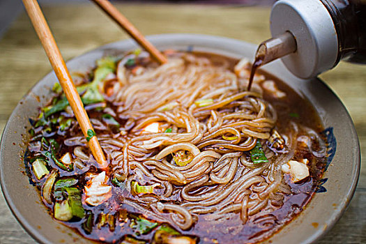 四川小吃肥肠粉,食物,美食