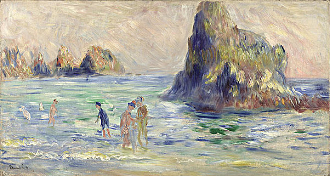 油画皮埃尔·奥古斯特·雷诺阿人物风景
