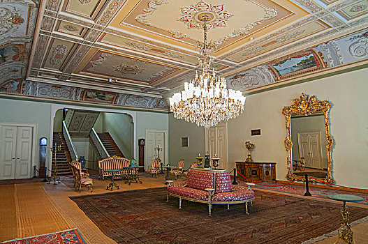 室内,朵尔玛巴切皇宫,宫殿,土耳其,伊斯坦布尔