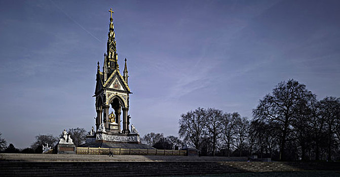 阿尔伯特亲王纪念碑,海德公园,伦敦