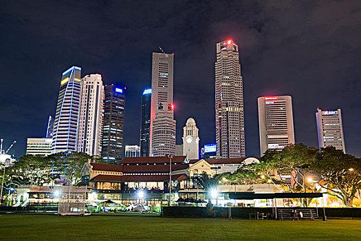 天际线,新加坡,东南亚