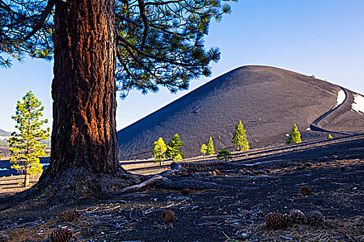 火山,国家公园,加利福尼亚,美国