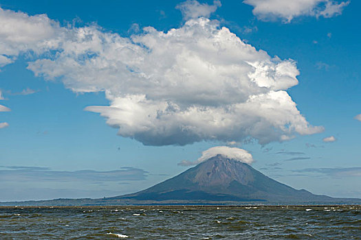 火山,岛屿,层状火山,尼加拉瓜,中美洲