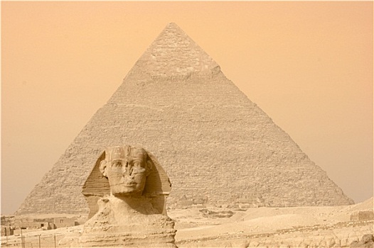 金字塔,狮身人面像