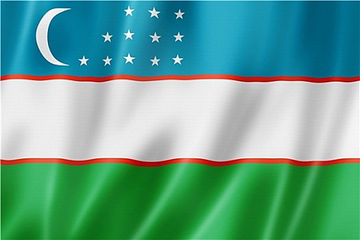 乌兹别克斯坦,旗帜