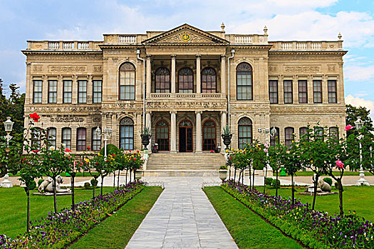 朵尔玛巴切皇宫,宫殿,入口,伊斯坦布尔,土耳其
