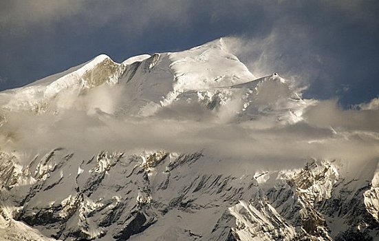 山脉,顶峰,喜马拉雅山,尼泊尔