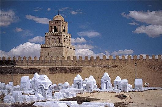 清真寺,凯鲁万,突尼斯,北非