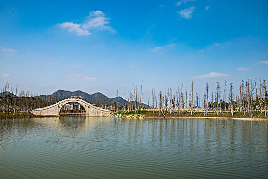 杭州湘湖景区踏歌桥