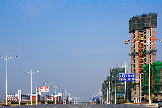 安徽合肥建设中的城市