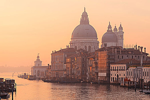 教堂,圣马利亚,行礼,大运河,风景,威尼斯,意大利