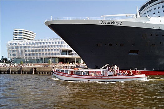 玛丽女王二世号,汉堡包,港口