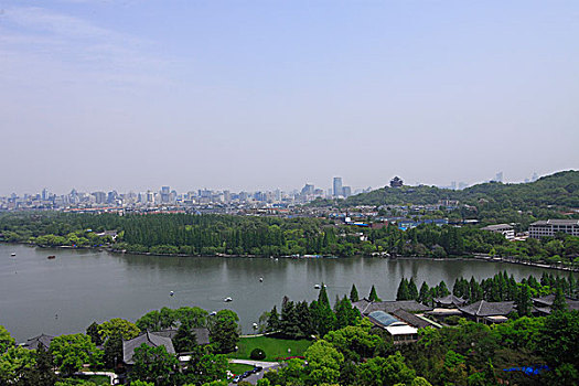 浙江杭州雷峰塔风光