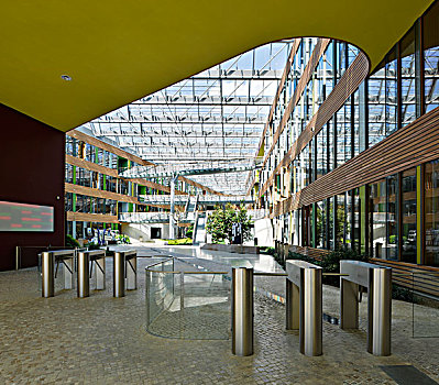 联邦,环境,入口,建造,2005年,德绍,萨克森安哈尔特,德国,欧洲