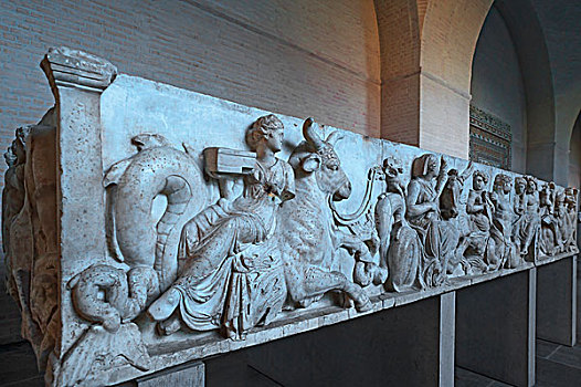 圣坛,古代雕塑展览馆,慕尼黑,巴伐利亚,德国,欧洲