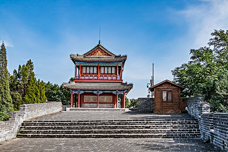 河北省秦皇岛市山海关长城建筑景观_高清图片_全景视觉