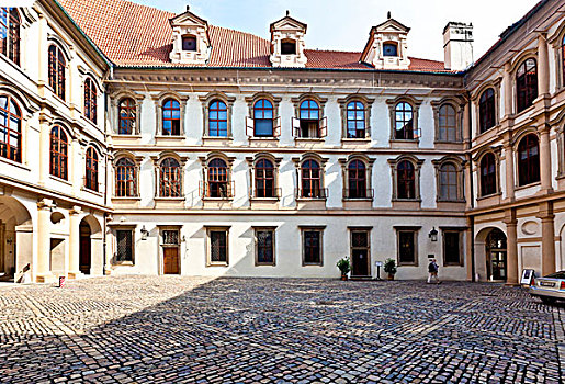 沃伦斯坦,宫殿,老城,布拉格,捷克共和国,欧洲