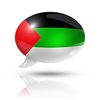 阿拉伯,语言文字,旗帜,对话气泡框