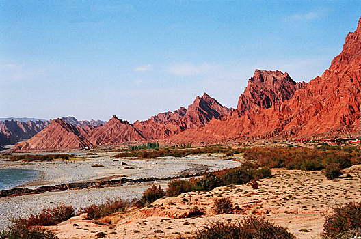 中国,新疆维吾尔自治区天山大峡谷