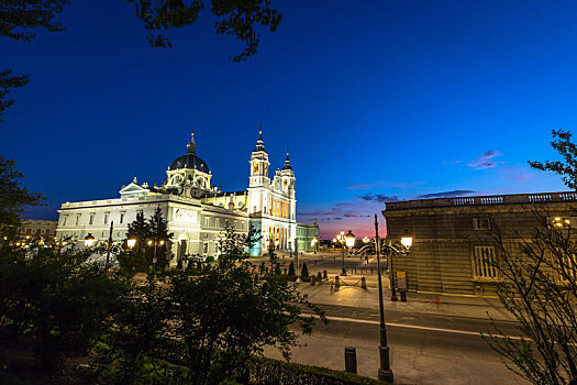 皇宫,著名,纪念建筑,城市,马德里
