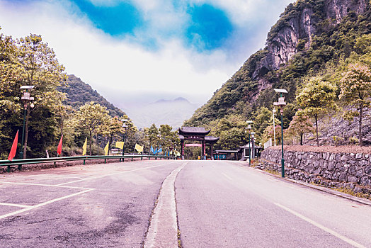 广元朝天水磨沟风景点