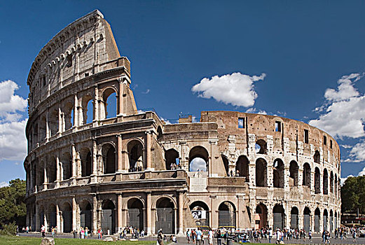 罗马人,罗马角斗场,椭圆,圆形剧场,罗马帝国,罗马,意大利