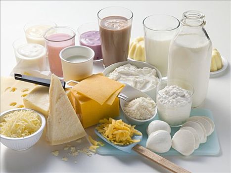 多樣,乳制品,奶昔,奶酪