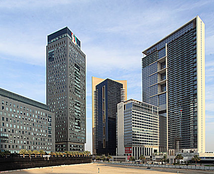 阿联酋,迪拜,高层建筑,写字楼