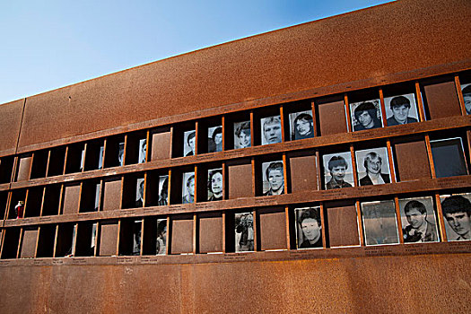 受害者,墙壁,柏林墙,纪念,路,街道,区域,柏林,德国,欧洲