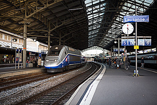 火车站,洛桑,瑞士