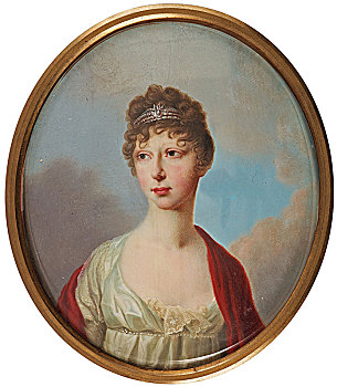 头像,公爵夫人,玛丽亚,俄罗斯,1786年,19世纪,艺术家