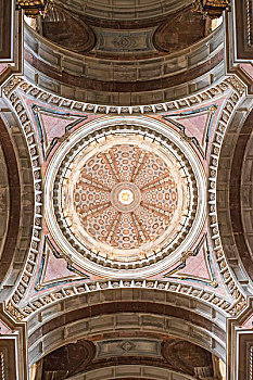 天花板,穹顶,大教堂,国会大楼,葡萄牙,欧洲